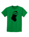 Naughty Coal Cute Christmas Stocking Childrens T-Shirt-Childrens T-Shirt-TooLoud-Kelly-Green-X-Small-Davson Sales