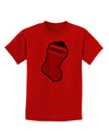 Naughty Coal Cute Christmas Stocking Childrens T-Shirt-Childrens T-Shirt-TooLoud-Red-X-Small-Davson Sales