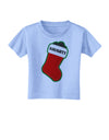 Naughty Coal Cute Christmas Stocking Toddler T-Shirt-Toddler T-Shirt-TooLoud-Aquatic-Blue-2T-Davson Sales