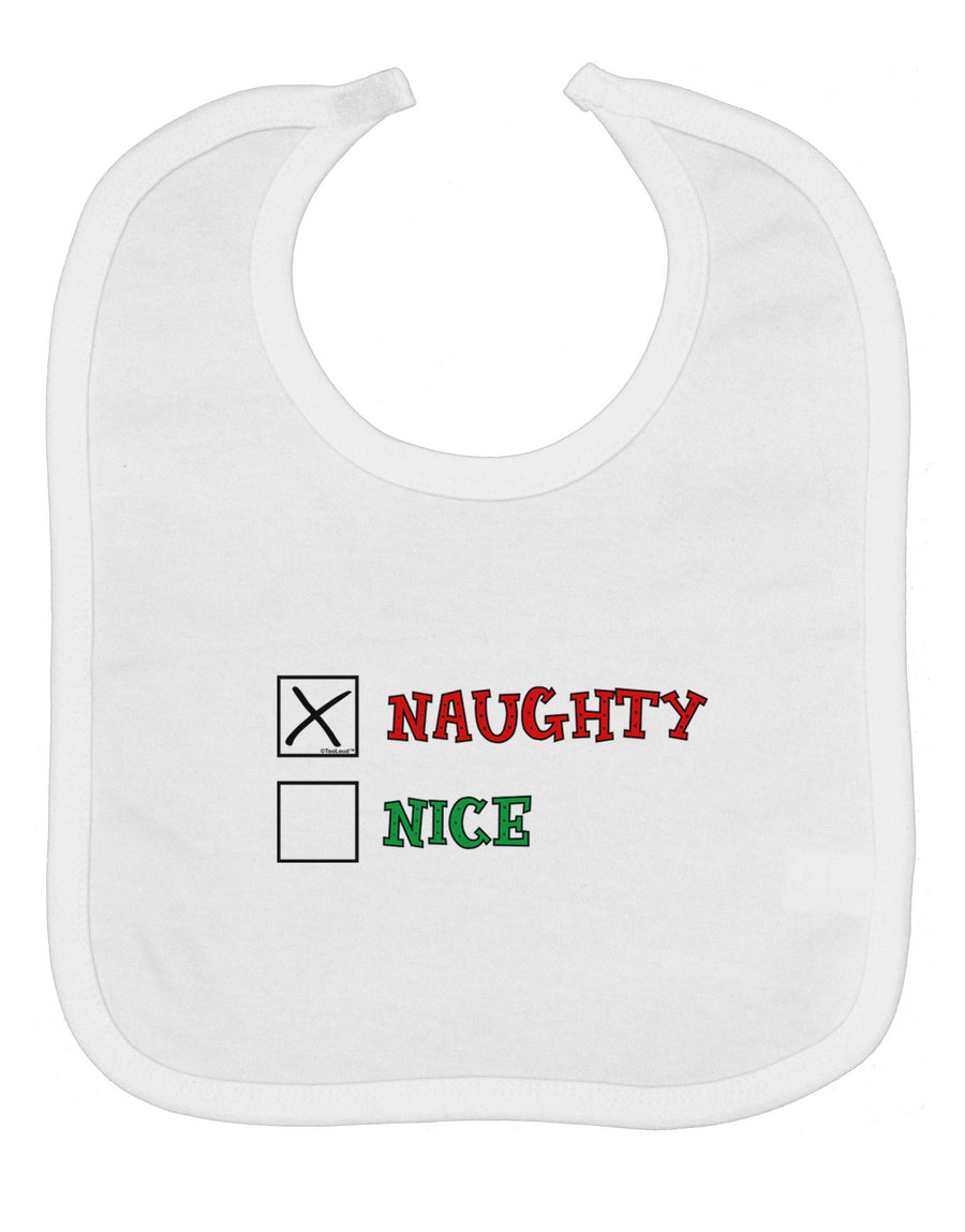 Naughty or Nice Christmas - Naughty Baby Bib