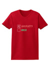 Naughty or Nice Christmas - Naughty Womens Dark T-Shirt-TooLoud-Red-X-Small-Davson Sales