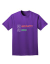 Naughty or Nice Christmas - Naughty and Nice Adult Dark T-Shirt-Mens T-Shirt-TooLoud-Purple-Small-Davson Sales