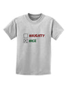 Naughty or Nice Christmas - Nice Childrens T-Shirt-Childrens T-Shirt-TooLoud-AshGray-X-Small-Davson Sales