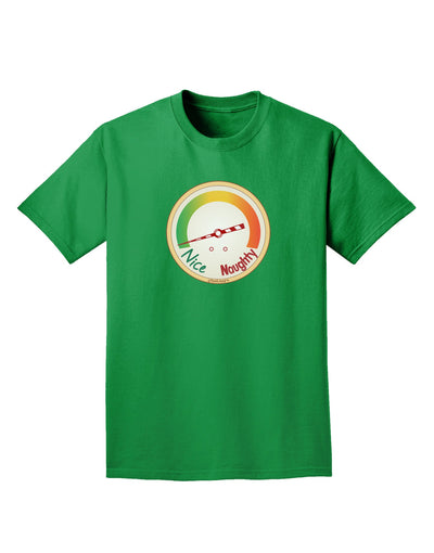 Naughty or Nice Meter Nice Adult Dark T-Shirt-Mens T-Shirt-TooLoud-Kelly-Green-Small-Davson Sales