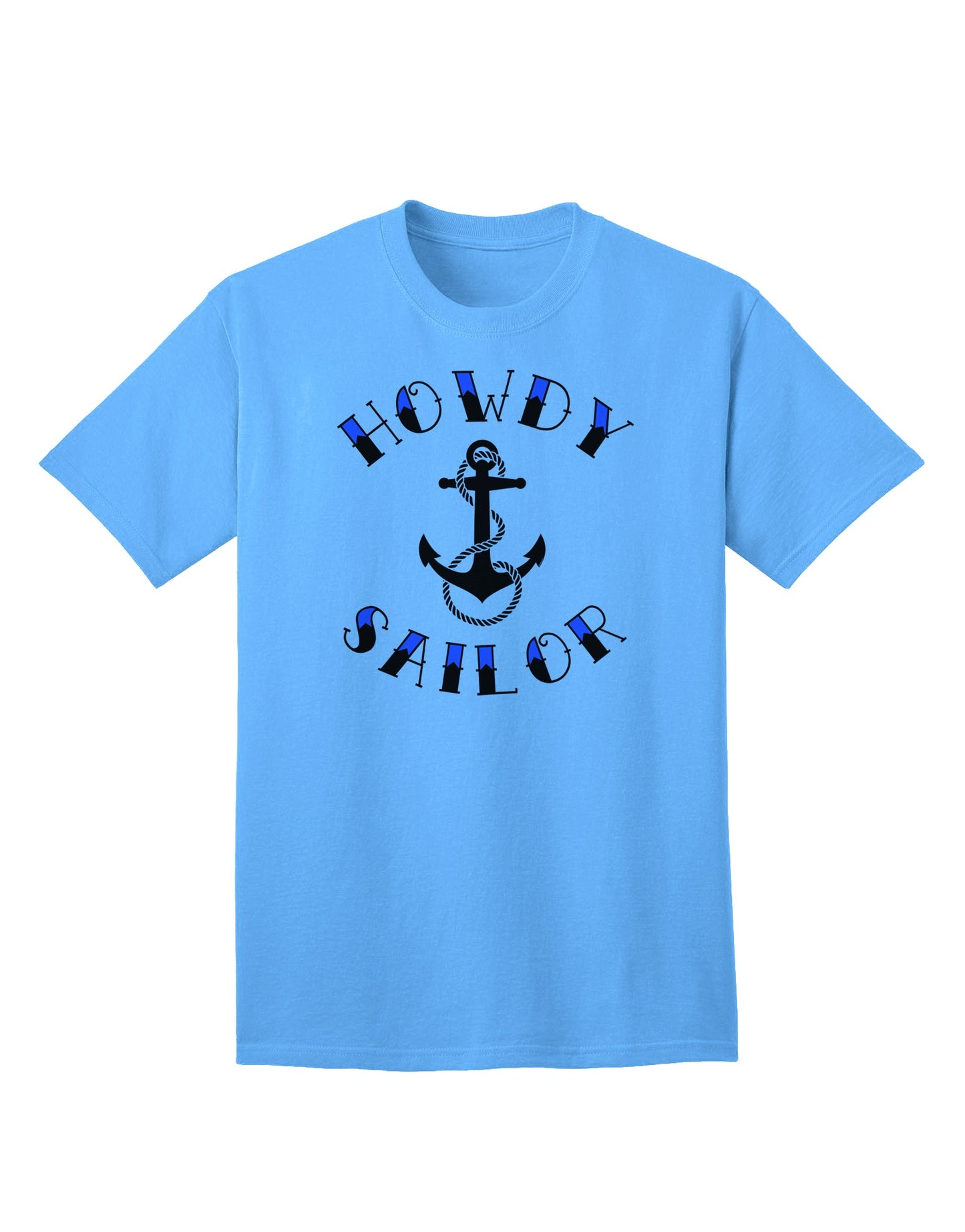 Nautical Anchor Adult T-Shirt - A Stylish Choice for the Modern Sailor-Mens T-shirts-TooLoud-Aquatic-Blue-Small-Davson Sales