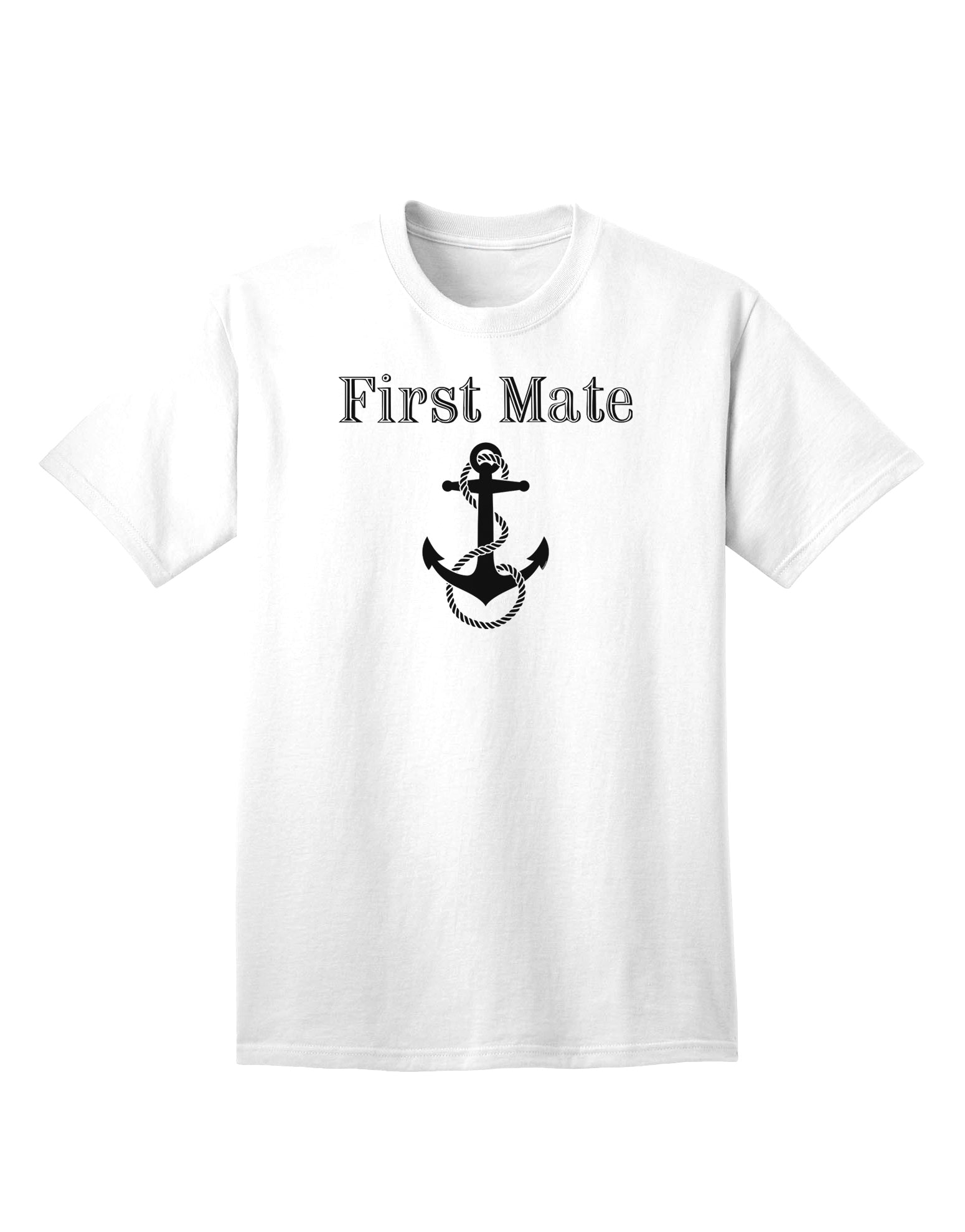 Nautical Anchor Boating Adult T-Shirt - A Must-Have for Ship First Mates-Mens T-shirts-TooLoud-White-Small-Davson Sales