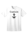 Nautical Anchor Boating Adult T-Shirt for Ship Captains-Mens T-shirts-TooLoud-White-Small-Davson Sales