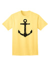 Nautical Sailor Anchor Adult T-Shirt with Distressed Design-Mens T-shirts-TooLoud-Yellow-Small-Davson Sales