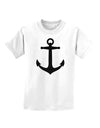 Nautical Sailor Anchor Childrens T-Shirt-Childrens T-Shirt-TooLoud-White-X-Small-Davson Sales