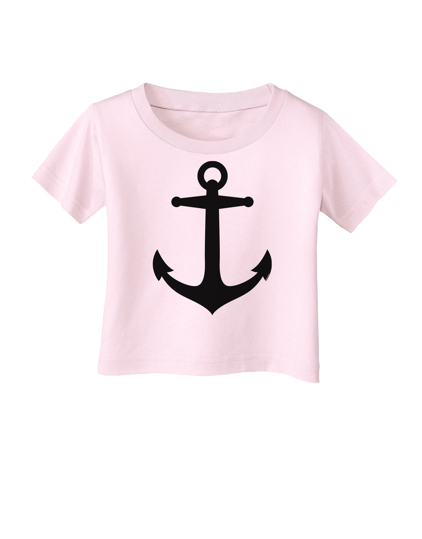 Nautical Sailor Anchor Infant T-Shirt-Infant T-Shirt-TooLoud-Light-Pink-06-Months-Davson Sales