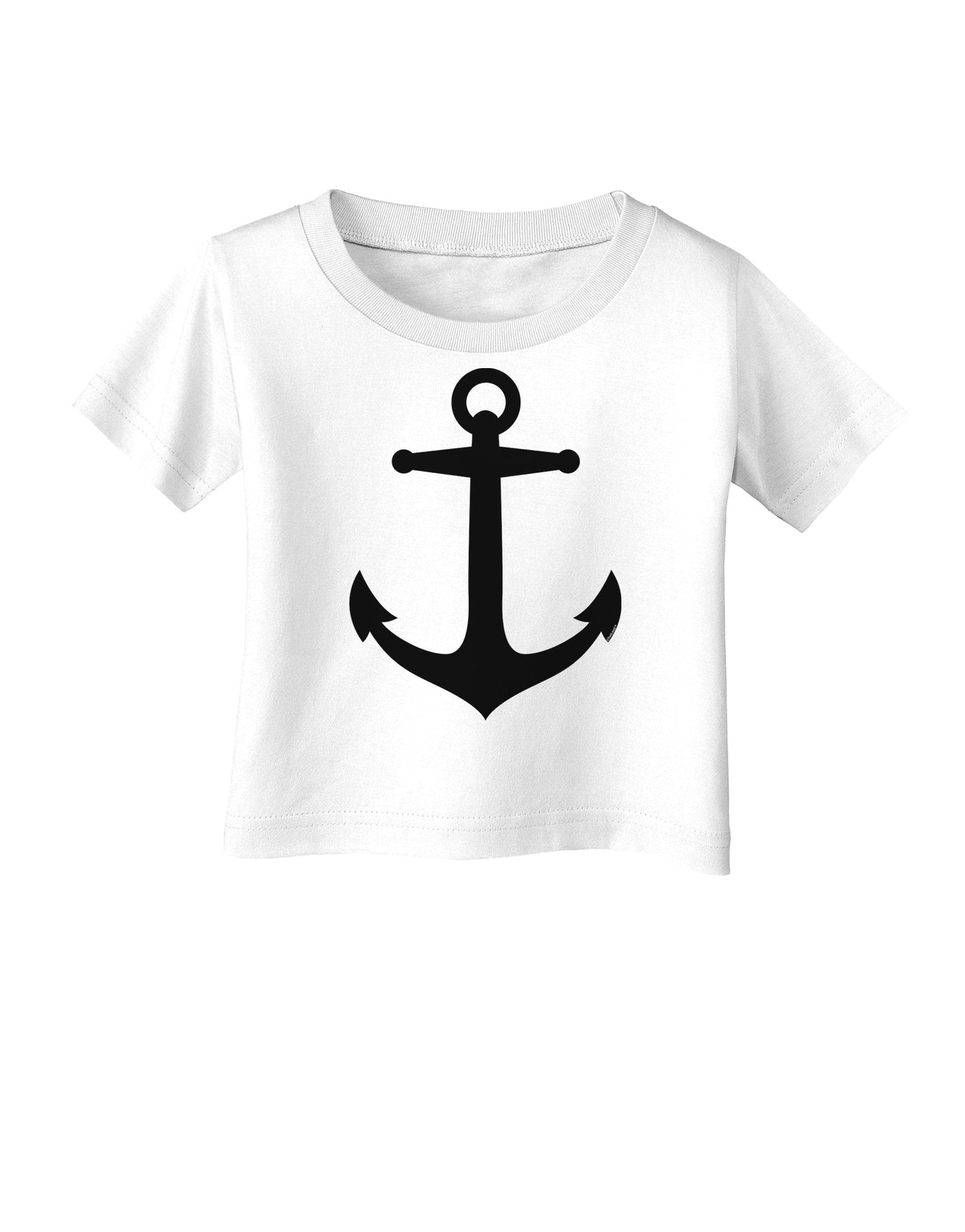 Nautical Sailor Anchor Infant T-Shirt-Infant T-Shirt-TooLoud-White-06-Months-Davson Sales