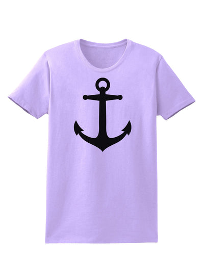 Nautical Sailor Anchor Womens T-Shirt-Womens T-Shirt-TooLoud-Lavender-X-Small-Davson Sales