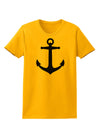 Nautical Sailor Anchor Womens T-Shirt-Womens T-Shirt-TooLoud-Gold-X-Small-Davson Sales