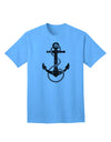 Nautical Sailor Rope Anchor Adult T-Shirt with Distressed Design-Mens T-shirts-TooLoud-Aquatic-Blue-Small-Davson Sales