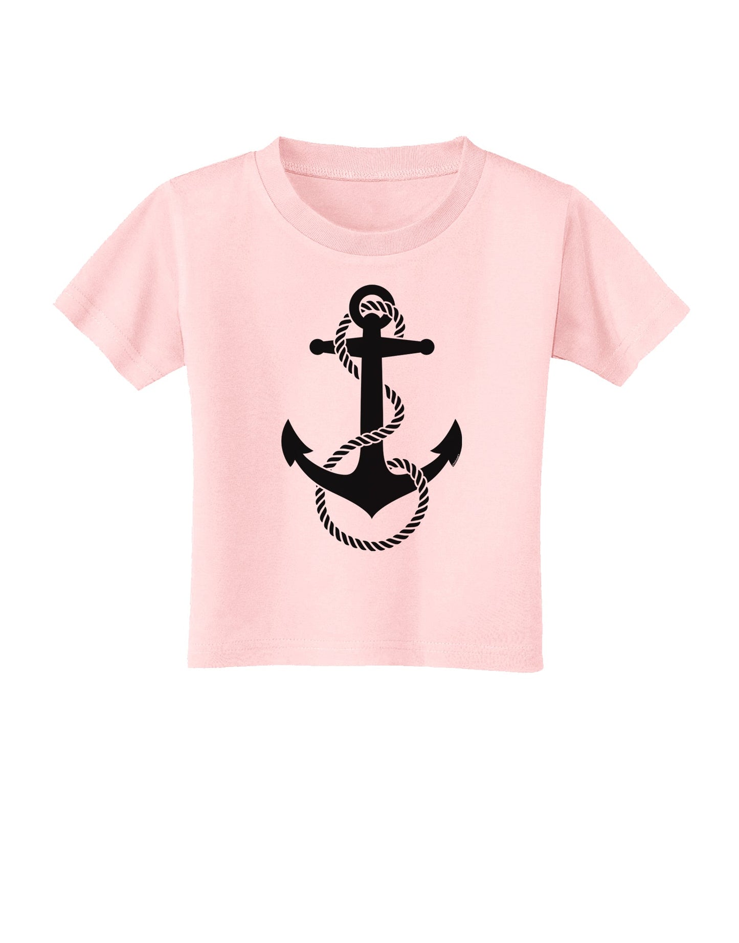 Nautical Sailor Rope Anchor Toddler T-Shirt-Toddler T-Shirt-TooLoud-Light-Pink-2T-Davson Sales