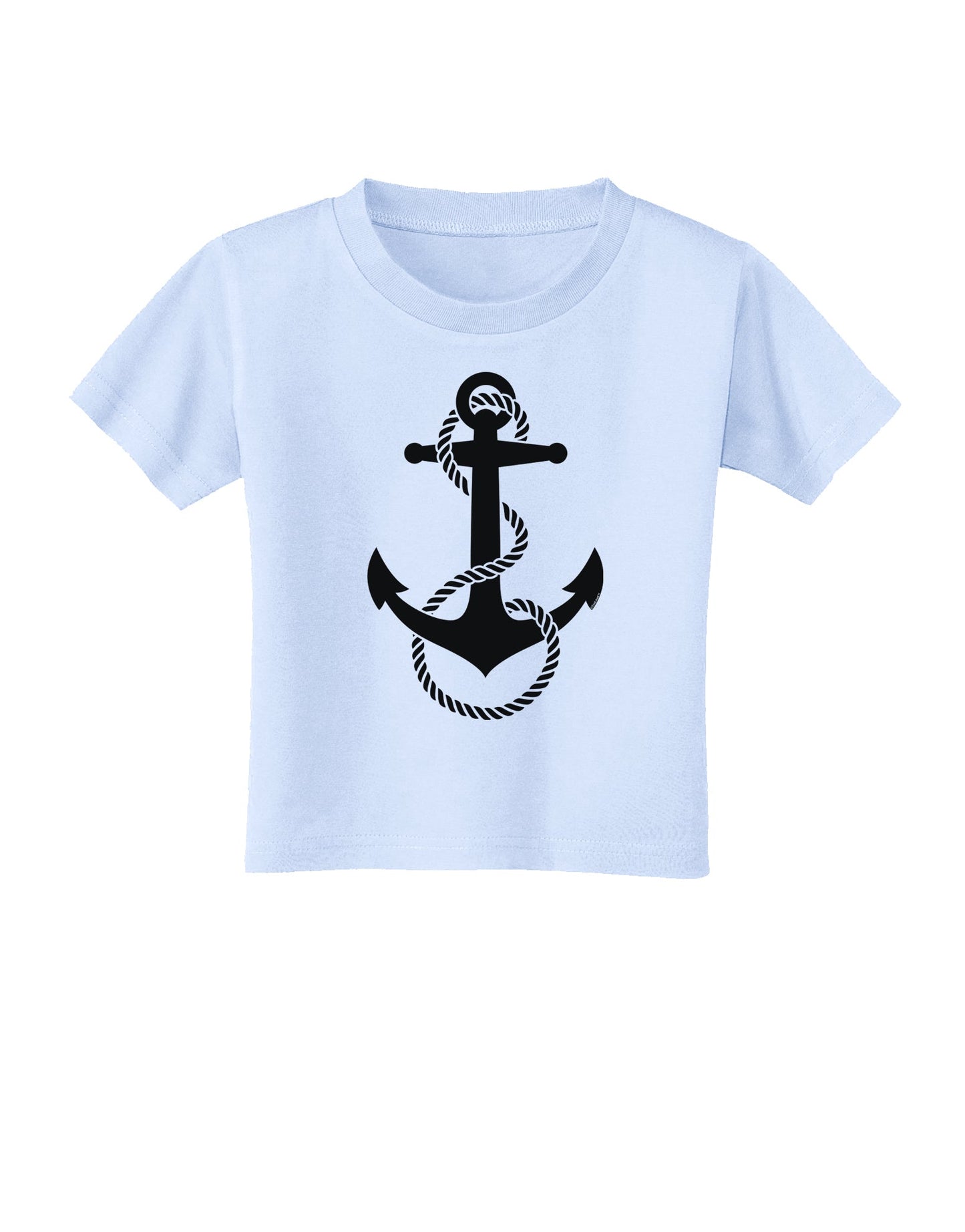 Nautical Sailor Rope Anchor Toddler T-Shirt-Toddler T-Shirt-TooLoud-Light-Blue-2T-Davson Sales