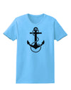 Nautical Sailor Rope Anchor Womens T-Shirt-Womens T-Shirt-TooLoud-Aquatic-Blue-X-Small-Davson Sales