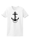 Nautical Sailor Rope Anchor Womens T-Shirt-Womens T-Shirt-TooLoud-White-X-Small-Davson Sales