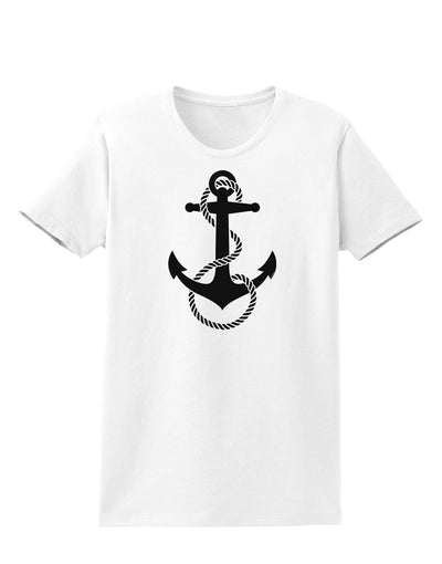 Nautical Sailor Rope Anchor Womens T-Shirt-Womens T-Shirt-TooLoud-White-X-Small-Davson Sales