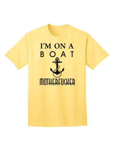 Nautical-Themed Adult T-Shirt for Boat Enthusiasts-Mens T-shirts-TooLoud-Yellow-Small-Davson Sales