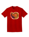 Nautilus Fossil Watercolor Adult Dark T-Shirt-Mens T-Shirt-TooLoud-Red-Small-Davson Sales