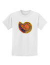 Nautilus Fossil Watercolor Childrens T-Shirt-Childrens T-Shirt-TooLoud-White-X-Small-Davson Sales