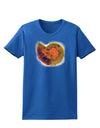 Nautilus Fossil Watercolor Womens Dark T-Shirt-TooLoud-Royal-Blue-X-Small-Davson Sales