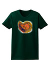 Nautilus Fossil Watercolor Womens Dark T-Shirt-TooLoud-Forest-Green-Small-Davson Sales