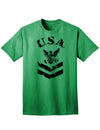 Navy Stencil Logo Adult T-Shirt - A Patriotic Tribute to the USA Military-Mens T-shirts-TooLoud-Kelly-Green-Small-Davson Sales