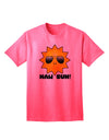 Naw Sun - Adorable Sun Graphic Adult T-Shirt Collection-Mens T-shirts-TooLoud-Neon-Pink-Small-Davson Sales