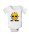 Naw Sun Cute Sun Baby Romper Bodysuit-Baby Romper-TooLoud-White-06-Months-Davson Sales