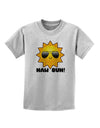 Naw Sun Cute Sun Childrens T-Shirt-Childrens T-Shirt-TooLoud-AshGray-X-Small-Davson Sales