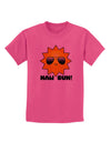 Naw Sun Cute Sun Childrens T-Shirt-Childrens T-Shirt-TooLoud-Sangria-X-Small-Davson Sales