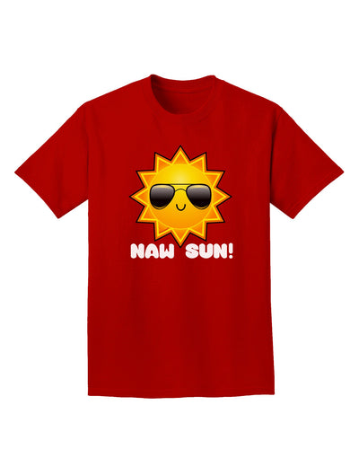 Naw Sun Cute Sun Dark Adult Dark T-Shirt-Mens T-Shirt-TooLoud-Red-Small-Davson Sales