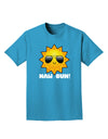 Naw Sun Cute Sun Dark Adult Dark T-Shirt-Mens T-Shirt-TooLoud-Turquoise-Small-Davson Sales