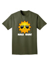 Naw Sun Cute Sun Dark Adult Dark T-Shirt-Mens T-Shirt-TooLoud-Military-Green-Small-Davson Sales