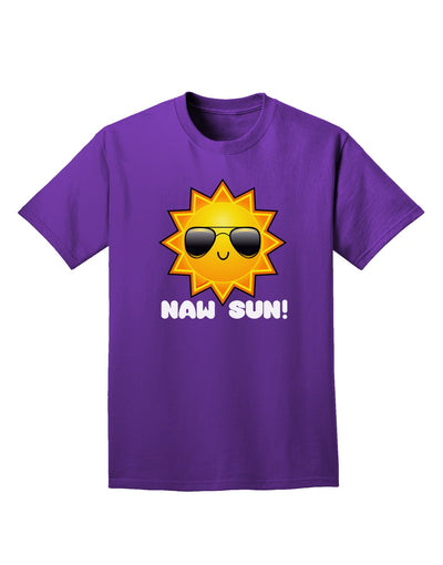 Naw Sun Cute Sun Dark Adult Dark T-Shirt-Mens T-Shirt-TooLoud-Purple-Small-Davson Sales