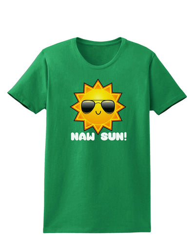 Naw Sun Cute Sun Dark Womens Dark T-Shirt-TooLoud-Kelly-Green-X-Small-Davson Sales