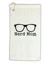 Nerd Mom - Glasses Micro Terry Gromet Golf Towel 16 x 25 inch by TooLoud-Golf Towel-TooLoud-White-Davson Sales