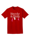 Nerdy and Dirty Adult Dark T-Shirt-Mens T-Shirt-TooLoud-Red-Small-Davson Sales