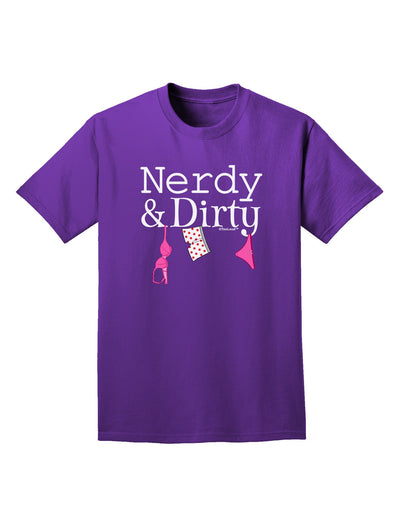 Nerdy and Dirty Adult Dark T-Shirt-Mens T-Shirt-TooLoud-Purple-Small-Davson Sales