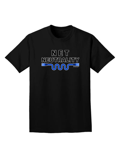 Net Neutrality Adult Dark T-Shirt-Mens T-Shirt-TooLoud-Black-Small-Davson Sales