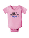 Net Neutrality Baby Romper Bodysuit-Baby Romper-TooLoud-Light-Pink-06-Months-Davson Sales