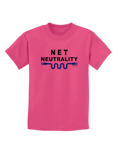 Net Neutrality Childrens T-Shirt-Childrens T-Shirt-TooLoud-Sangria-X-Small-Davson Sales