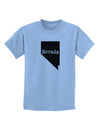 Nevada - United States Shape Childrens T-Shirt by TooLoud-Childrens T-Shirt-TooLoud-Light-Blue-X-Small-Davson Sales