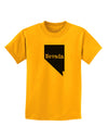 Nevada - United States Shape Childrens T-Shirt by TooLoud-Childrens T-Shirt-TooLoud-Gold-X-Small-Davson Sales