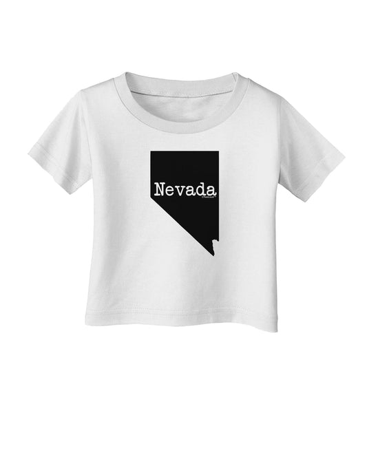Nevada - United States Shape Infant T-Shirt by TooLoud-Infant T-Shirt-TooLoud-White-06-Months-Davson Sales