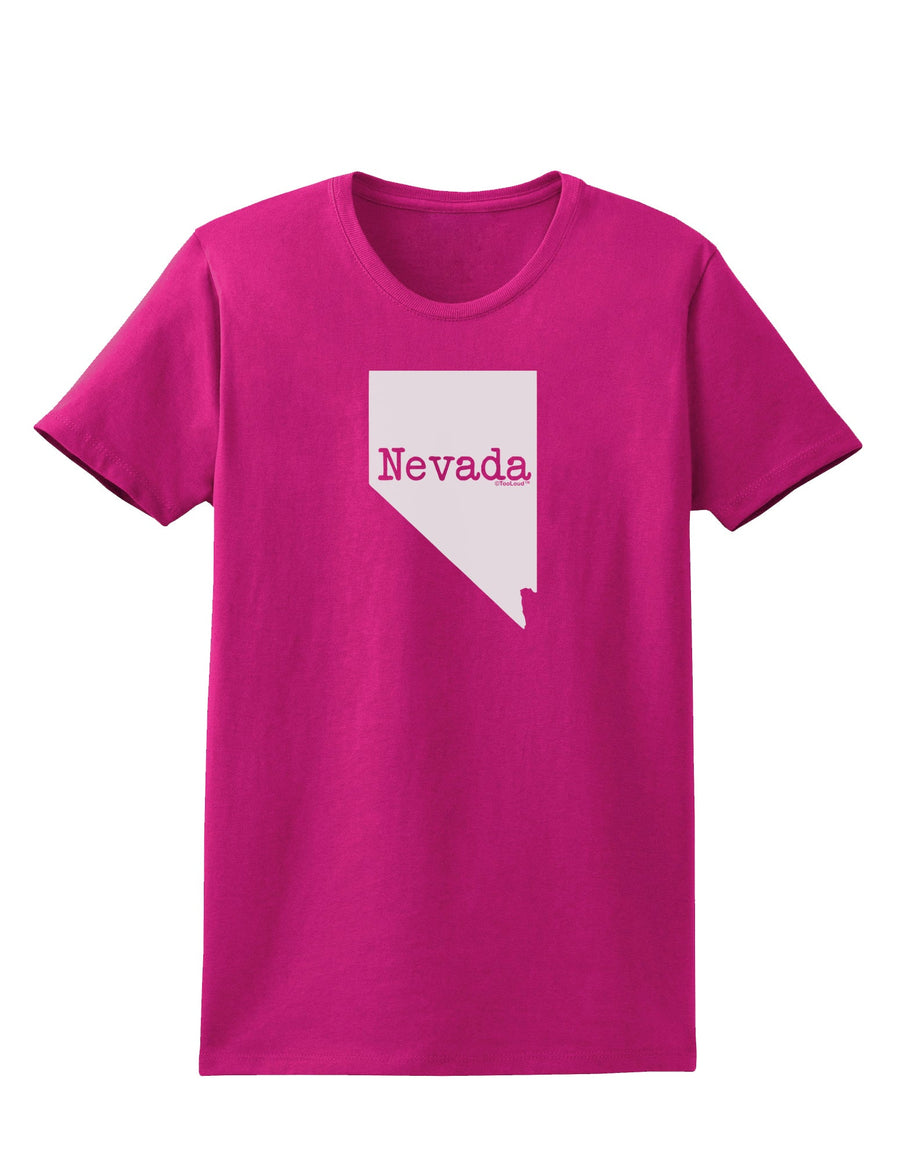 Nevada - United States Shape Womens Dark T-Shirt by TooLoud-Womens T-Shirt-TooLoud-Black-X-Small-Davson Sales