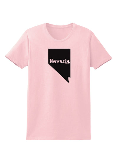 Nevada - United States Shape Womens T-Shirt by TooLoud-Womens T-Shirt-TooLoud-PalePink-X-Small-Davson Sales