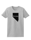 Nevada - United States Shape Womens T-Shirt by TooLoud-Womens T-Shirt-TooLoud-AshGray-X-Small-Davson Sales